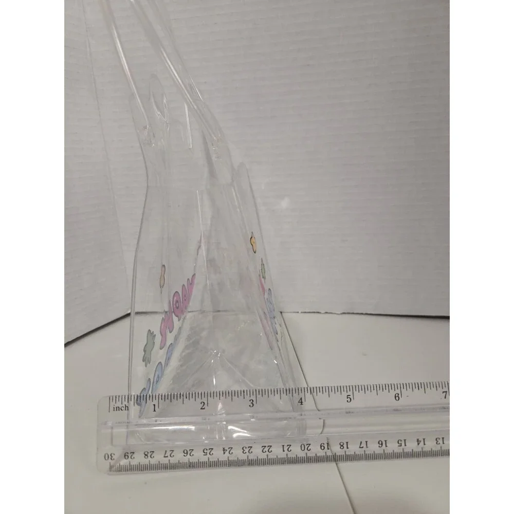 Lot of 2 pks of 5 piece Clear reusable Plastic Birthday Party Favor Bags